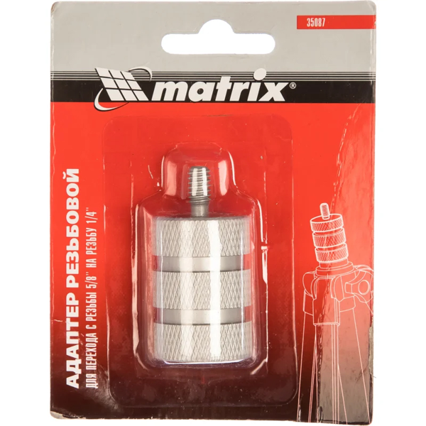 Адаптер резьбовой 5/8"-1/4"// Matrix