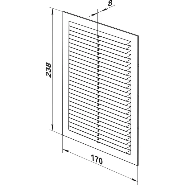 Решетка ZERNBERG Seria2 2417