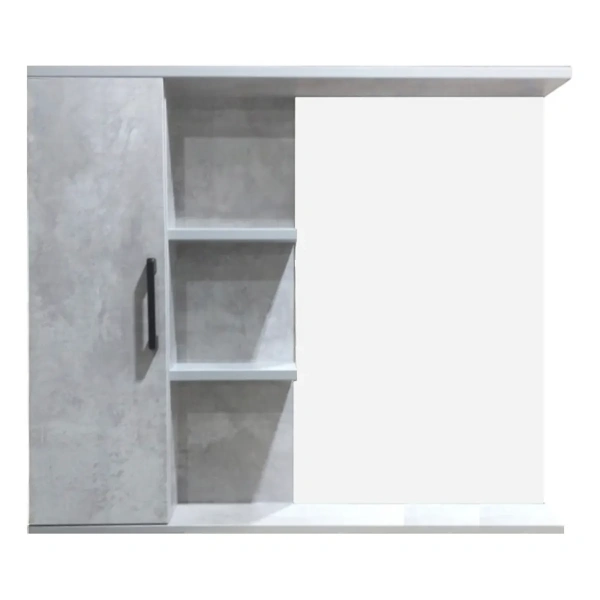 Шкаф-зеркало Neo 80 цемент