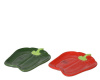 Тарелка Vegetable paradise pepper 16х13х2 см 2цв в ассорт 873354