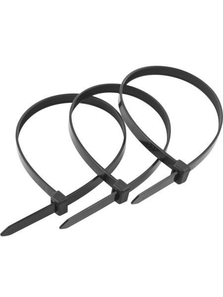 Нейлоновые хомуты Зубр черные КС-Ч1, 2.5 x 100 мм, 100шт