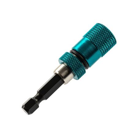 Адаптер для бит с ограничителем и двойным магнитом,1/4"//GROSS