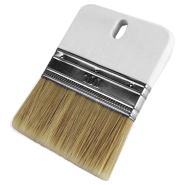 Кисть декоративная 100 мм, светлый смешанный искусственный ворс (для создания фактурного рисунка)