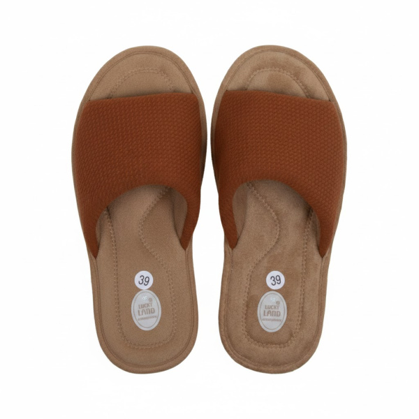 Тапочки LuckyLand домашние женские р-р 36-41 в ассортименте 5098 W-CH-O