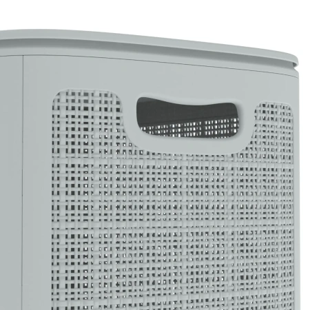 Корзина для белья АльтПласт Лен 75 л 43х32,1х60 см серый АП 373