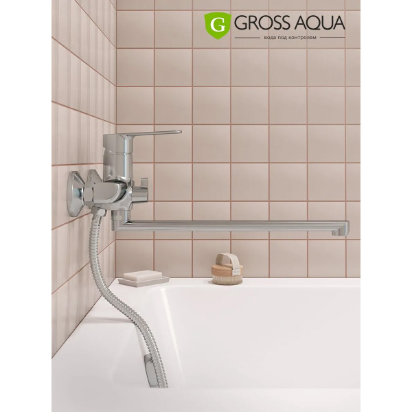 Смеситель в/д GROSS AQUA 7250545C-35F Минима (Scandi), дл. излив