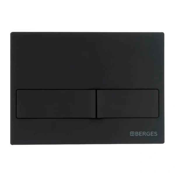 Кнопка BERGES для инсталляции NOVUM L5 Soft Touch черная