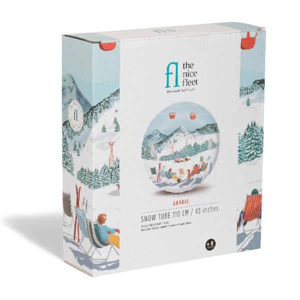 Тюбинг The nice fleet Arbois 110 см нагрузка до 80 кг 2 ручки TNF-2021-00