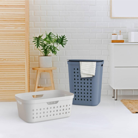 Корзина для белья ROTHO Jona 55л Синий горизонт 1050706161