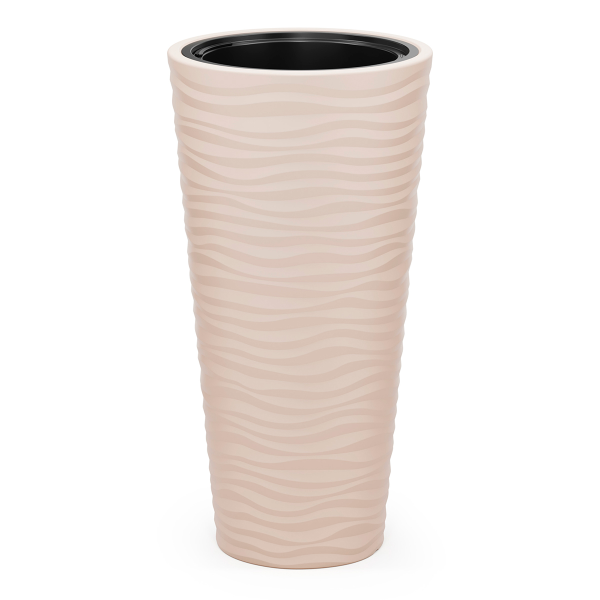 Кашпо напольное Оазис D393мм 13,0/63,0л h775мм вставка светло-бежевый М8083