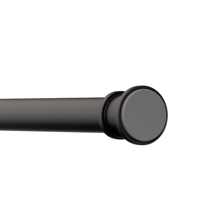 Карниз для ванной комнаты Iddis Elegante Black матовый 110-200 см RSB0120i14