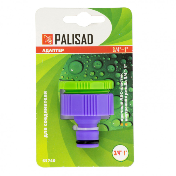 Адаптер пластмассовый, 3/4"-1", внутренняя резьба// Palisad
