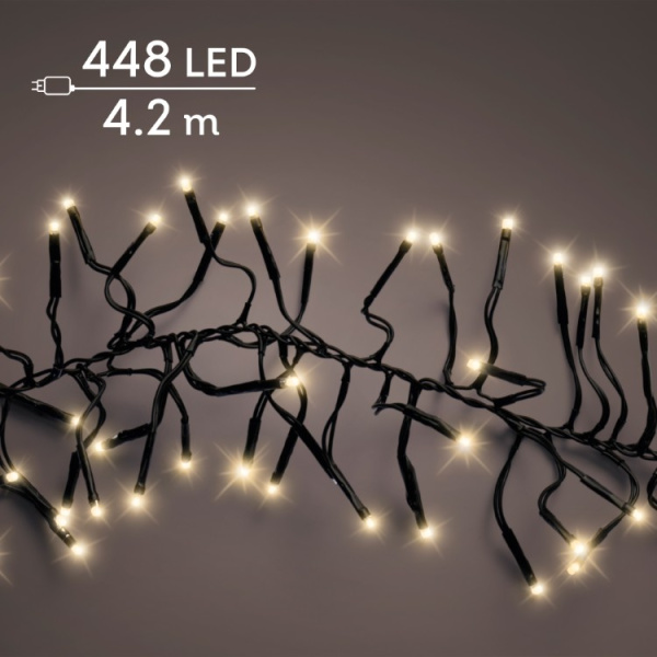 Электрогирлянда 448 LED 8 функций, эффект мерцания OUTDOOR/INDOOR 494953 Kmg