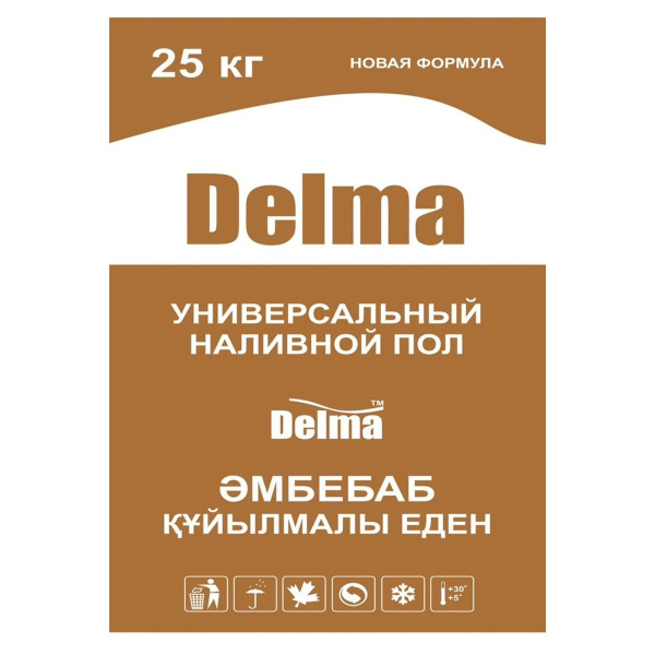 Универсальный наливной пол Delma 25кг Универсальный наливной пол Delma 25кг