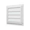 Решетка вентиляционная AIRVENT 281х281 регулируемая жалюзи пластик ERA