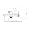 Смеситель в/д кор.нос GROSS AQUA 2550545C Scandi