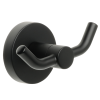 Крючок двойной FIXSEN "COMFORT BLACK" черный FX-86005A
