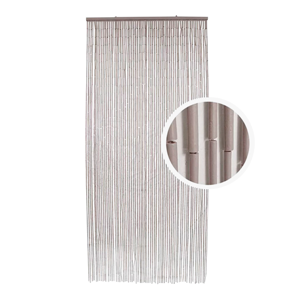 Штора-занавеска Luance для дверей 90х200 см бамбук серый 5500463