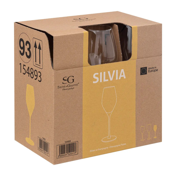 Фужер для шампанского SG SILVIA 160 мл 154893