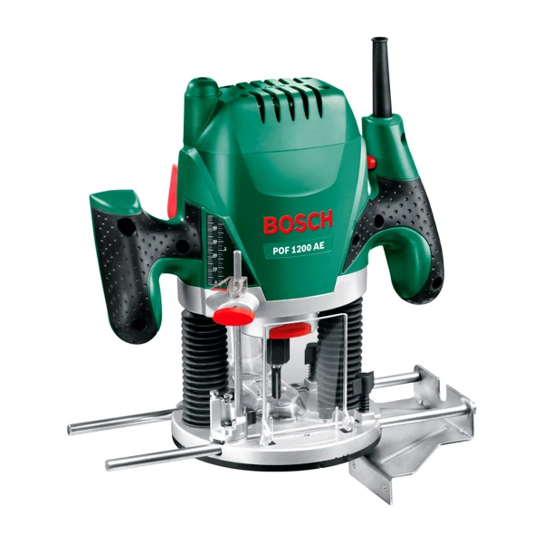 Фрезер BOSCH POF 1200 AE 1.200 W,11.000 – 28.000 об/мин,мак.ход.55 мм,патрон 6 мм
