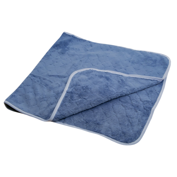 Набор полотенец QH 25х75 см и 70х140 см синий PRC