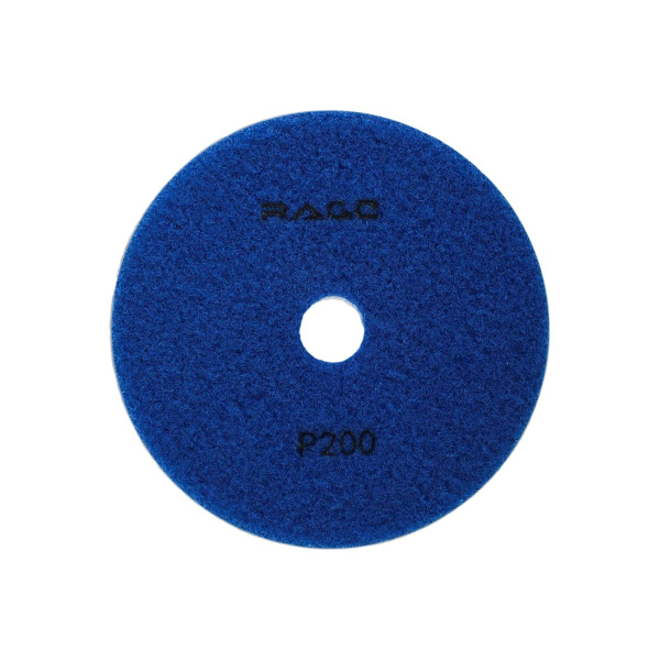 Круг алмазный гибкий шлифовальный  Р200 125мм мокрое шлифование RAGE by VIRA