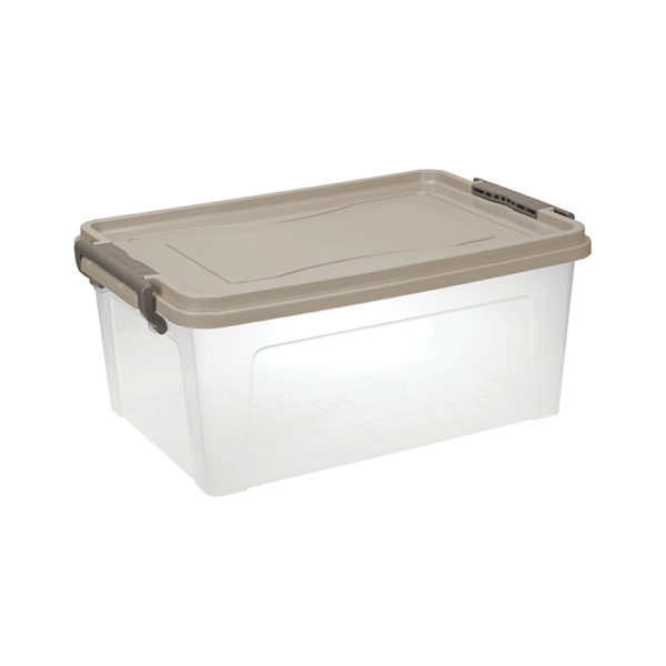 Контейнер для хранения прямоугольный IDEA 8,5л 360х235х150мм Капучино