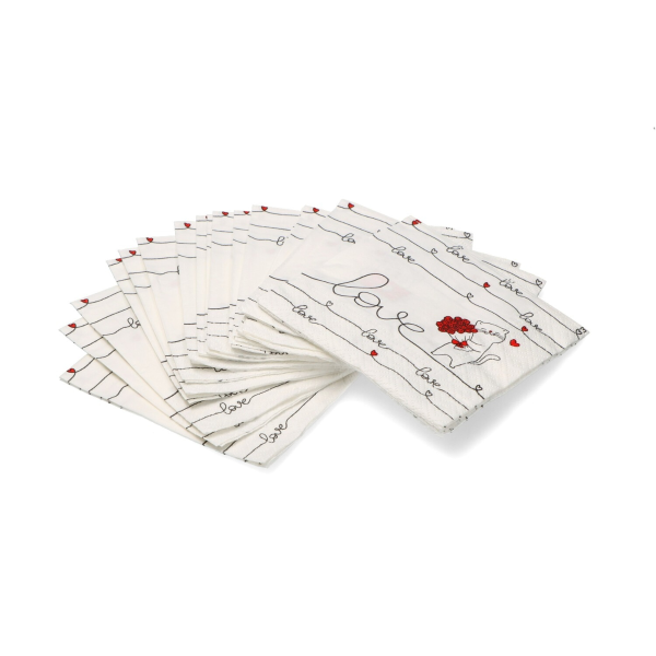 Салфетки бумажные PAW 3-х слойные 25х25 см уп.20 шт Любовная связь SDC123000 Салфетки бумажные PAW 3-х слойные 25х25 см уп.20 шт Любовная связь SDC123000