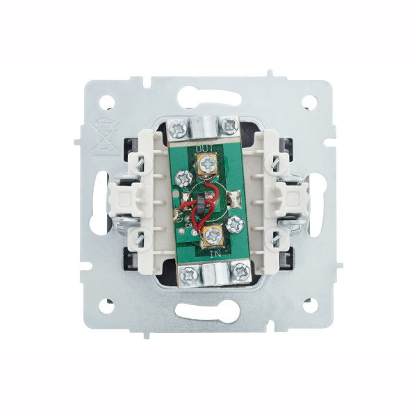 Розетка VESNA 742 3488 129 ТВ проходной графит (механизм)