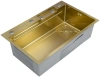 Мойка врезная 750х450х225 в комплекте смеситель водопад Q-LINE GOLD