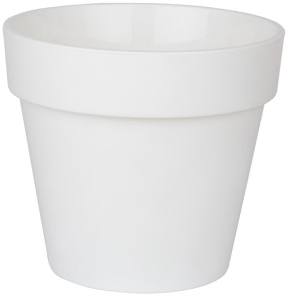 Горшок пластиковый с вкладкой Протея Белый ПР30-10 d.30 h.29