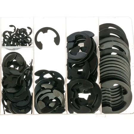 Набор стопорных колец, D 3 - 32 мм, 300 предм.// Сибртех