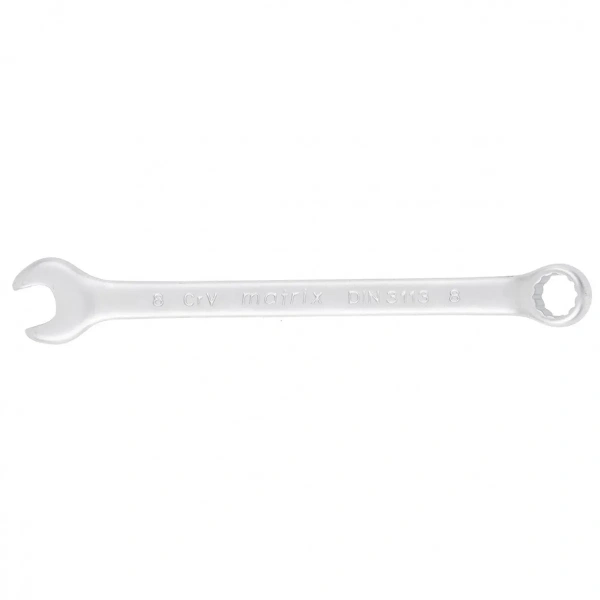 Ключ комбинированный Matrix 8мм CrV матовый хром