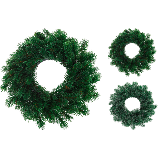 Венок сосновый искусственный 35 см 2 вида в ассортименте 317910270 К