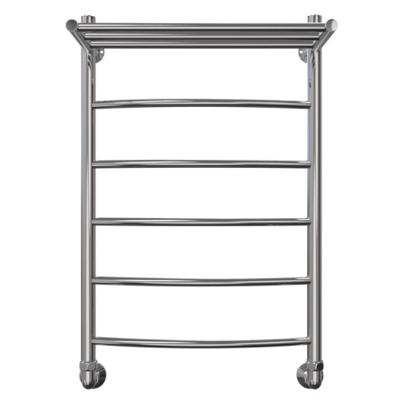 Полотенцесушитель Арго Классик 2 с полкой 50-80 1", 6 перекладин (К-нижнее, Дуга) арт.01934