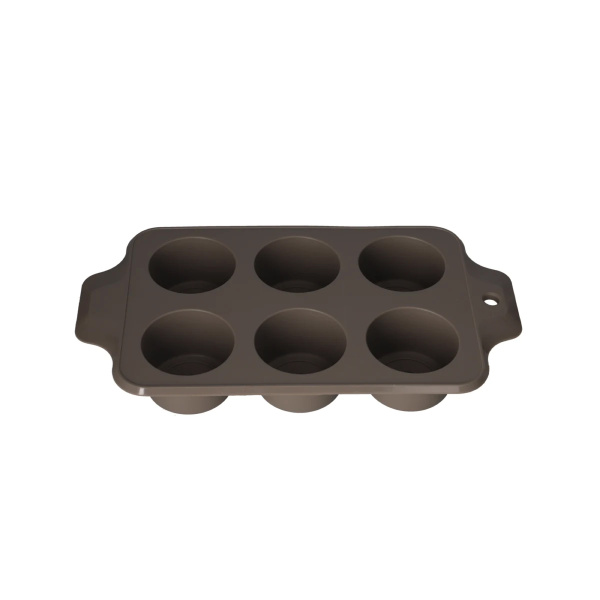 Форма для выпечки DH кексов 6 ячеек 33х18,5х5 см DH0314-BROWN