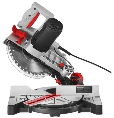 Пила ЗУБР "МАСТЕР" торцовочная, 210 мм, 1400 Вт, 5500 об/мин, лазер ЗПТ-210-1400 Л