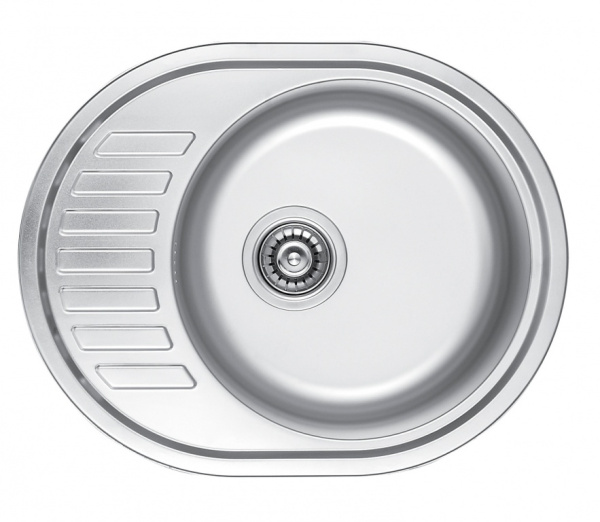 Мойка ZEUS 5745-Е 57*45*16 (0.6)"В" овальная правая