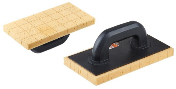 Терка пластм. с гидрогубкой надрез. 130х270х22мм STARTUL MASTER (ST1067-02)