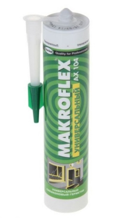 Герметик Makroflex АХ104 300мл универсал бесцветный