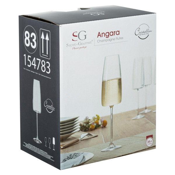 Фужер для шампанского SG Angara 340 мл 154783