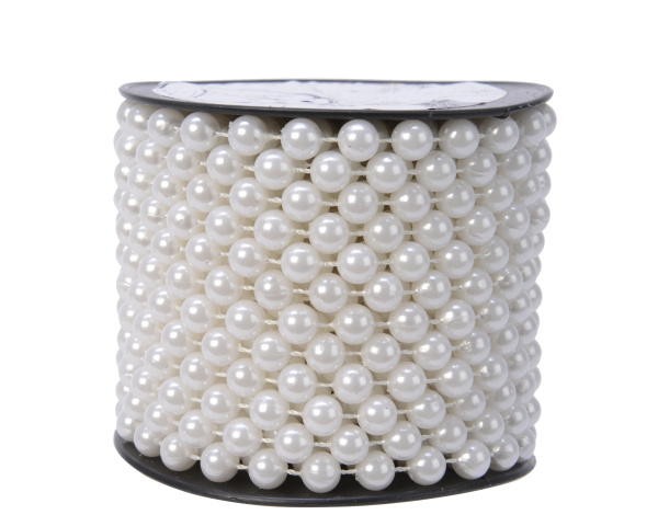 Гирлянда из бусин декоративных winter white 0,8х10 м 153 Kmg