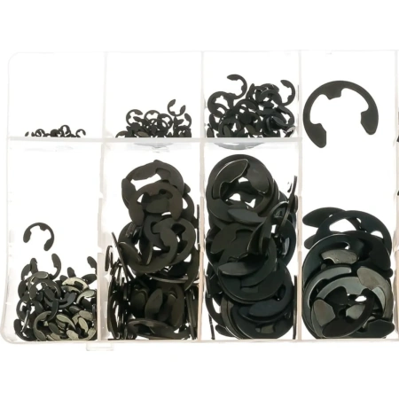 Набор стопорных колец, D 3 - 32 мм, 300 предм.// Сибртех