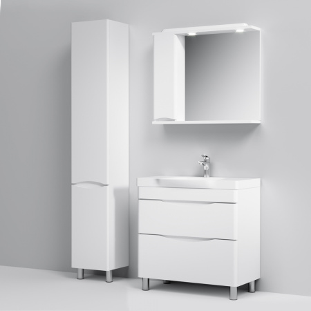 Тумба под умывальник АМ.РМ Like 80 см ,напольный белый, M80FSX0802WG