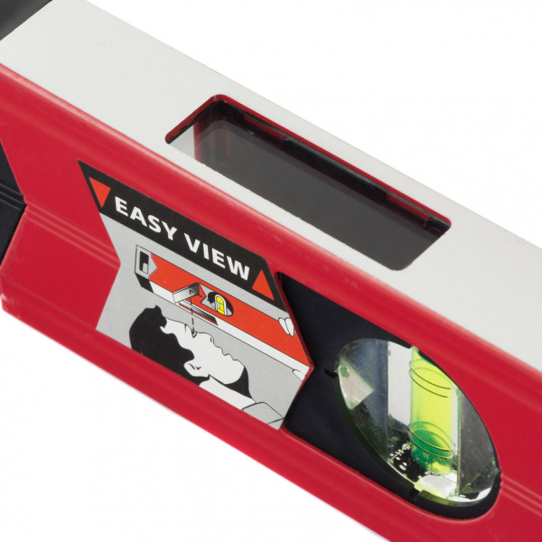 Уровень алюминиевый магнитный, 1500 мм, фрезерованный, 3 глазка (1 зеркальный), усиленный// MATRIX