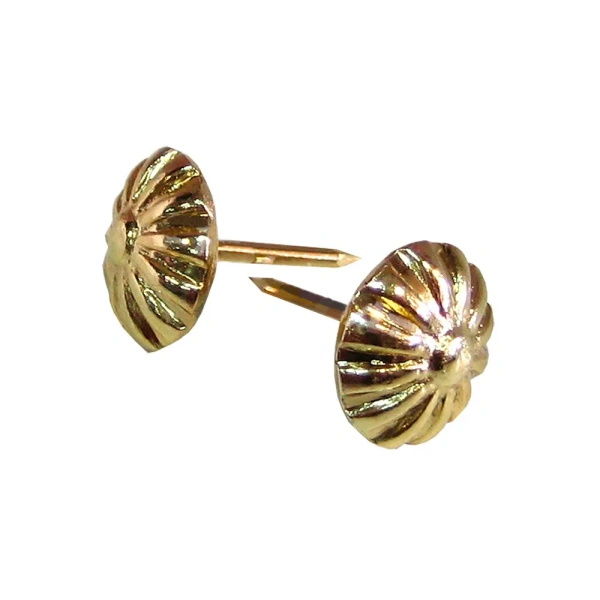 Гвозди декор. 10,5мм ромаш.латунь (50 шт) Гвозди декор. 10,5мм ромаш.латунь (50 шт)