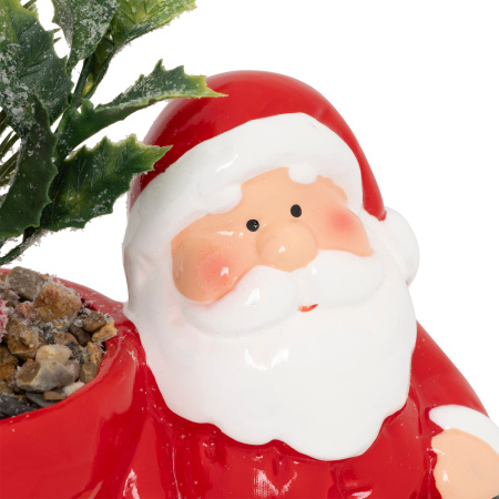 Фигура декоративная Atmosphera с елкой в керамическом горшке 13 см 2 вида в ассортименте 208345