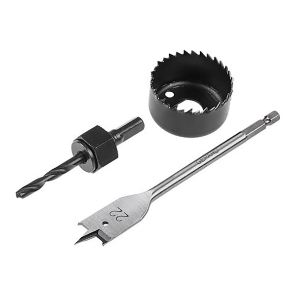 Набор для установки врезных замков 22/54, 3предмета GEPARD (GP2422-54), арт.GP2422-54