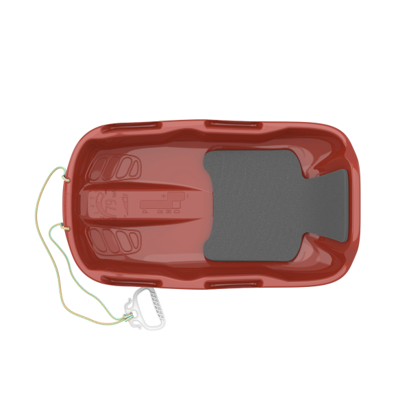 Санки-ледянки Комета 74х43х15 см мягкая сидушка и ручка в ассортименте АП 250