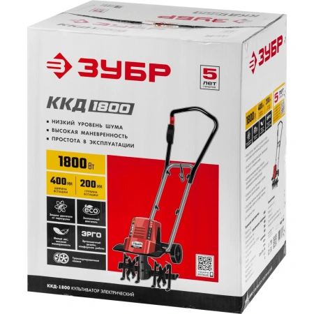 Культиватор ЗУБР ККД-1800 электрический, 1800 Вт